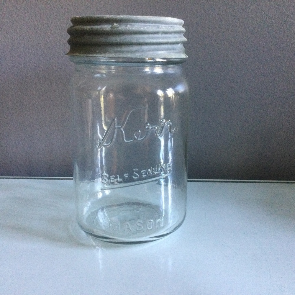 Kerr Vintage Clear Mason Jar